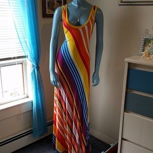 ⛵ Striped Jersey Maxi